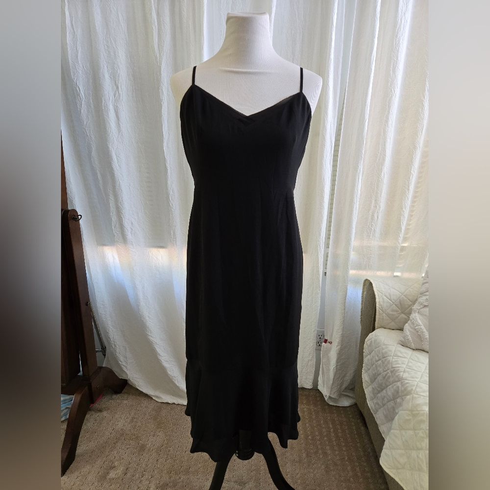 Banana Republic Black Dress with Spaghetti Straps